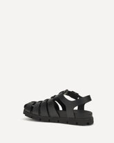 Rubber cage Sandal - BLACK | Base Blu