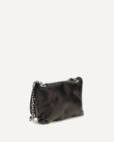 Glam Slam Flap quilted leather mini Bag - BLACK | Base Blu