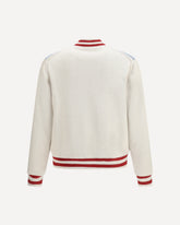 Giacca con zip e logo monogramma - MULTICOLORE | Base Blu