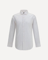 Cotton Shirt - WHITE | Base Blu