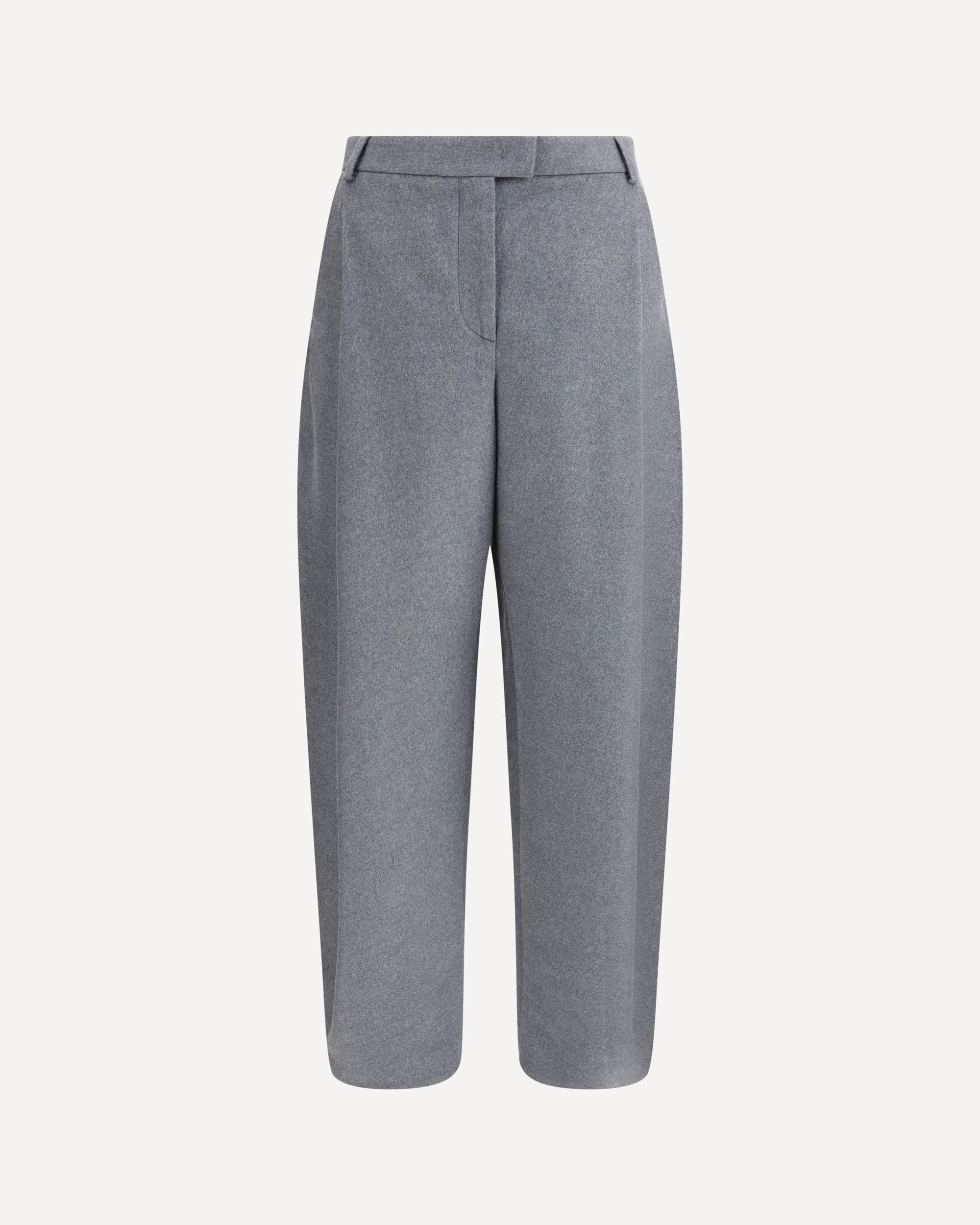 GIORGIO ARMANI Silk flannel Pants GREY | Base Blu