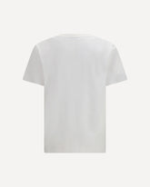 Small Arrow Logo crewneck T-shirt - WHITE | Base Blu