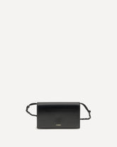 Tangle Wallet with shoulder strap - BLACK | Base Blu