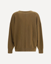 The Heaven V-neck Sweater - GREEN | Base Blu