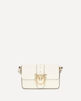 Love leather Shoulder Bag - WHITE | Base Blu