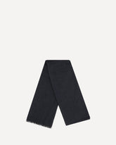 Silk and cashmere Scarf - BLACK | Base Blu