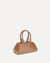 Antigona East-West mini Handbag - BROWN | Base Blu