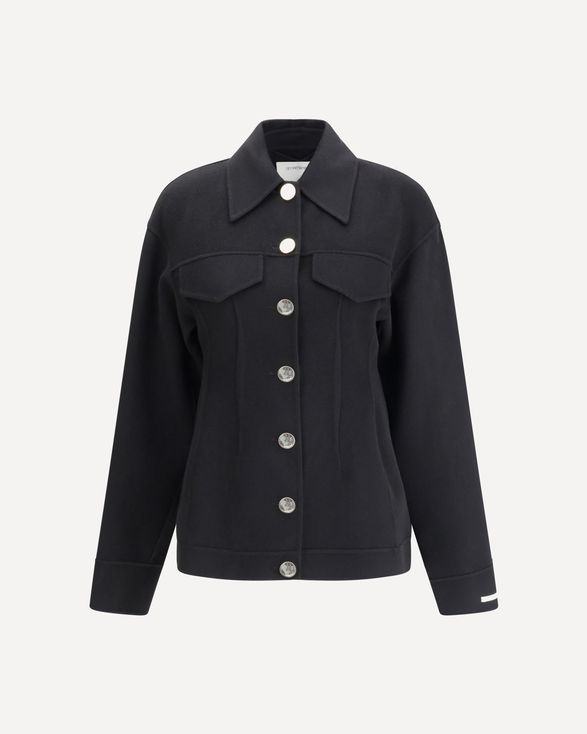 MAX MARA SPORTMAX Egeo Coat BLACK Base Blu