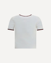 Cotton T-shirt - WHITE | Base Blu