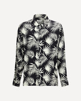 Printed bowling Shirt - BLACK | Base Blu