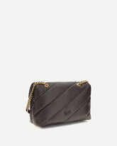 Love Classic leather Shoulder Bag - BROWN | Base Blu