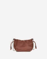 Bucket Mellow mini Shoulder Bag - BROWN | Base Blu