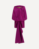 Abito corto off-shoulder - VIOLA | Base Blu