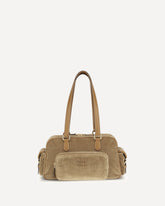 Borsa a Spalla in velluto a costine - BEIGE | Base Blu