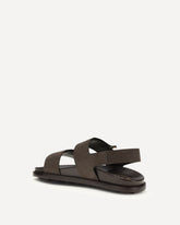 Leather Sandals - BROWN | Base Blu