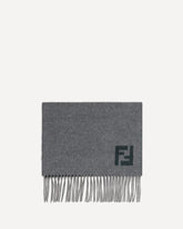 Sciarpa in misto lana  - GRIGIO | Base Blu