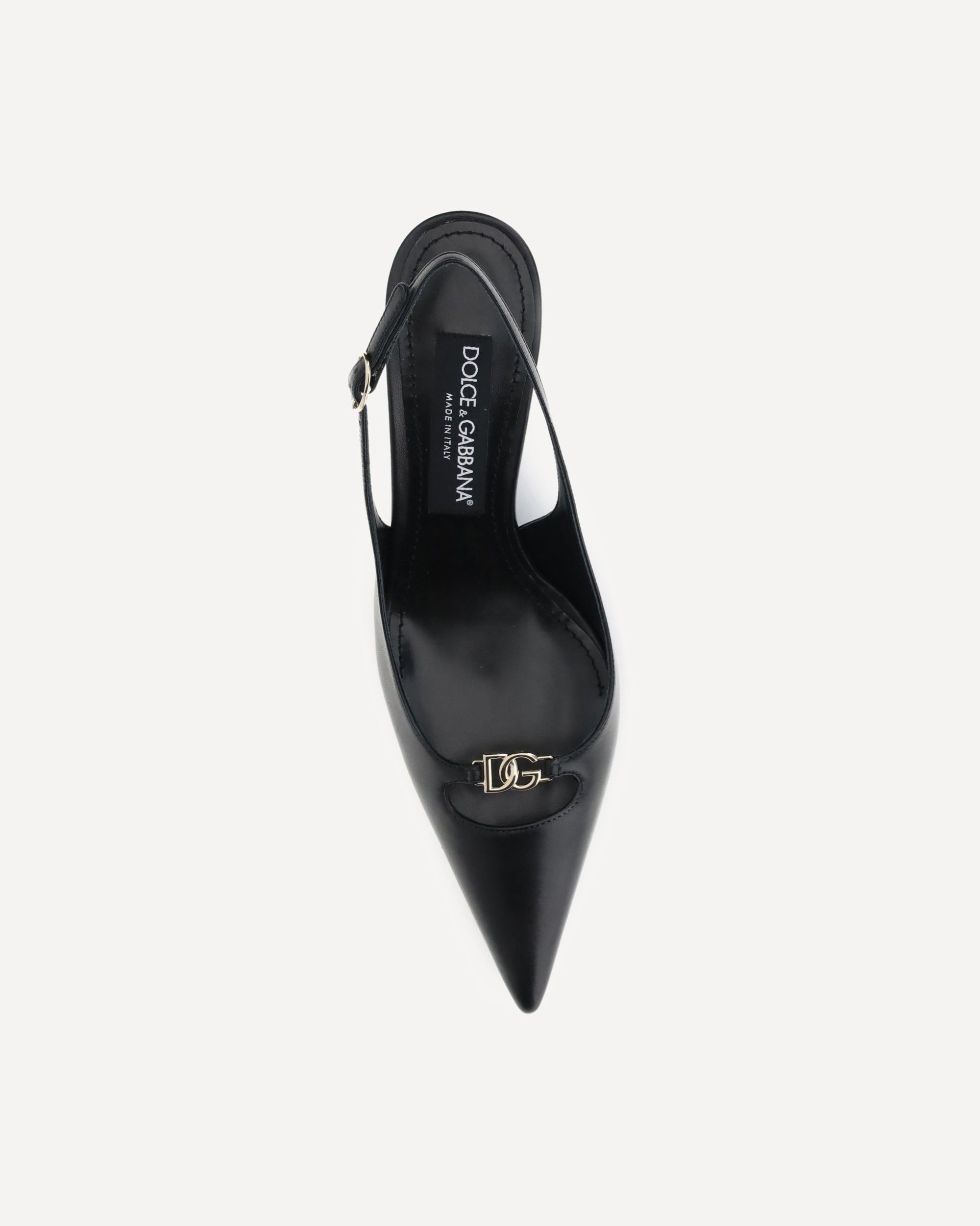 DOLCE & GABBANA Lollo slingback Pumps BLACK | Base Blu