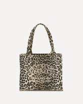 Leopard Print Tote Bag - BROWN | Base Blu