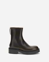 Nobilis Practical Boots in polished calf leather - BROWN | Base Blu