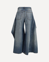 Faded ruffled Jeans - BLUE | Base Blu