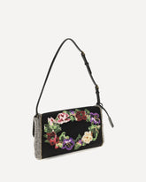 Small embroidered Devain Shoulder Bag - MULTICOLOUR | Base Blu