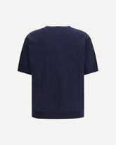Silk crewneck Sweater - BLUE | Base Blu