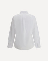 Camicia con taschino ricamato  - BIANCO | Base Blu