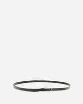 Rhombe leather Belt - BLACK | Base Blu