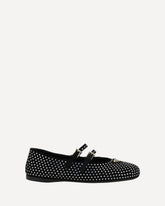 Rhinestone Ballerinas - BLACK | Base Blu