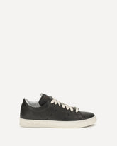 Leather Sneakers - BLACK | Base Blu