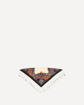 Foulard in seta con frange e perline - MULTICOLORE | Base Blu