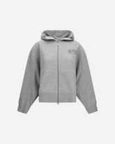 Cotton zip-up Hoodie - GREY | Base Blu