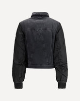 Black Rigid Denim Jacket - BLACK | Base Blu