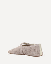 Crocheted lurex Ballerinas - PINK | Base Blu