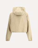 Hooded waterproof Jacket - BEIGE | Base Blu