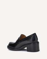 Leather Loafers - BLACK | Base Blu