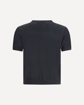 Knit T-Shirt - BLACK | Base Blu