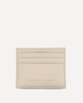 Leather Card Holder - BEIGE | Base Blu