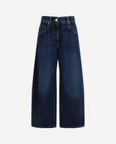Barrel-leg Jeans - BLUE | Base Blu