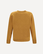 Cardigan in Virgin Wool - YELLOW | Base Blu