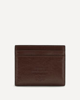 Shiny leather Card Holder - BORDEAUX | Base Blu