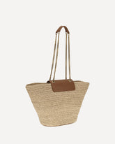 Borsa a Spalla Manon in rafia - BEIGE | Base Blu