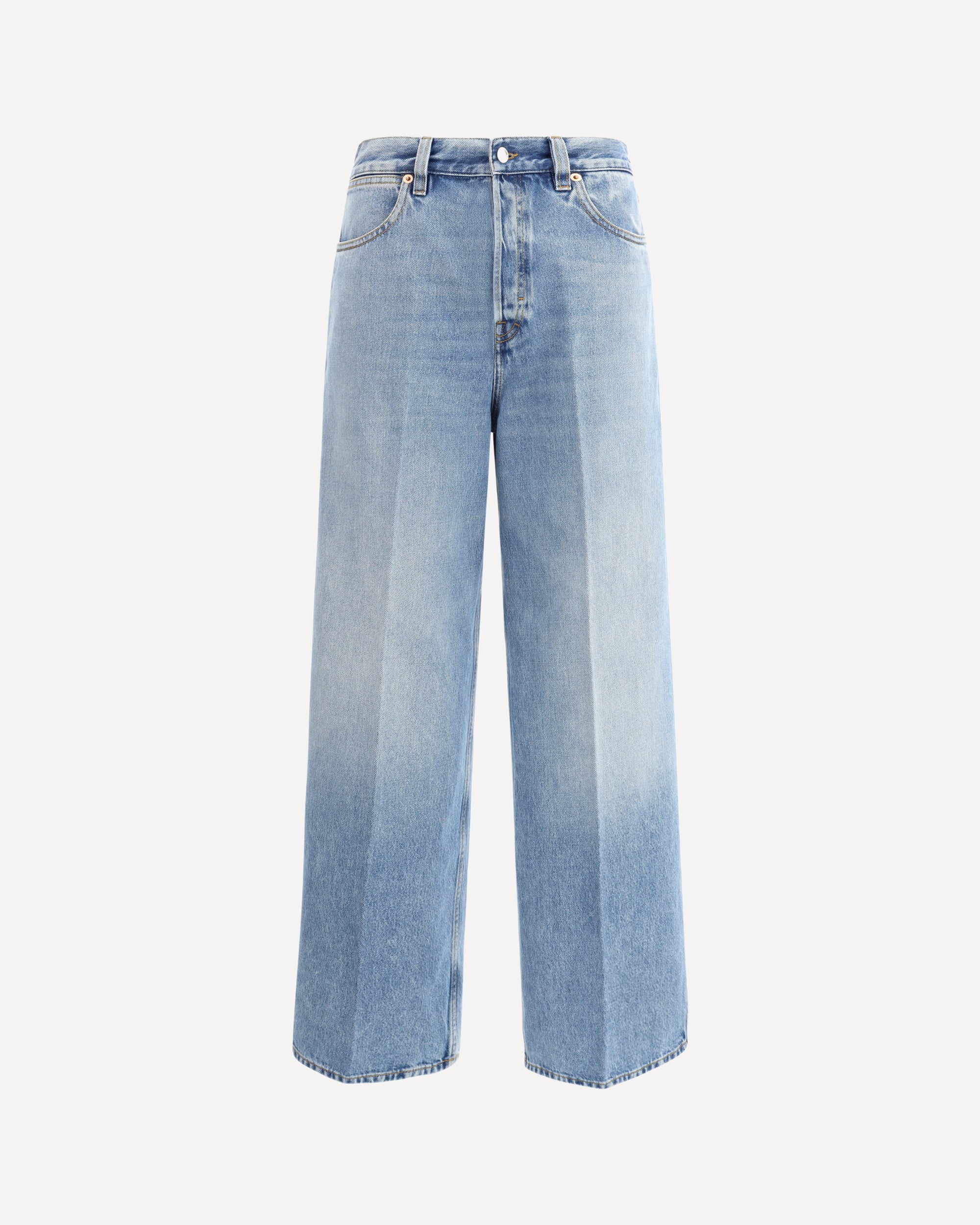 GUCCI Wide leg Jeans LIGHT BLUE | Base Blu GUCCI Wide leg Jeans LIGHT BLUE | Base Blu