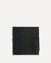 Soufflé cashmere Scarf with baroque motif - MULTICOLOUR | Base Blu