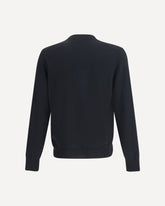 Maglione in lana con logo - NERO | Base Blu