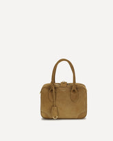 Suede Vita Handbag - BEIGE | Base Blu
