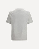 T-shirt in cotton with a logo - GREY | Base Blu