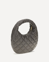 Borsa a Mano Icarino in nappa trapuntata - GRIGIO | Base Blu