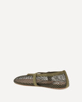 Mesh Ballerinas - GREEN | Base Blu