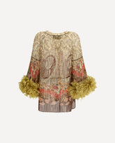 Blusa con stampa paisley - MULTICOLORE | Base Blu